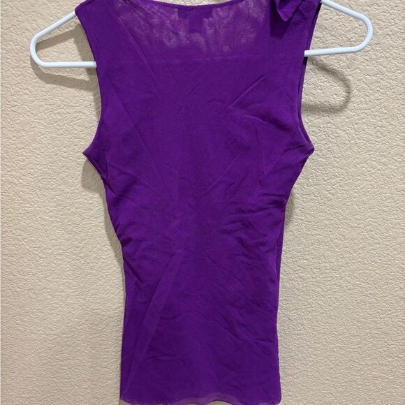 Cache Purple tank top - Picture 4 of 8